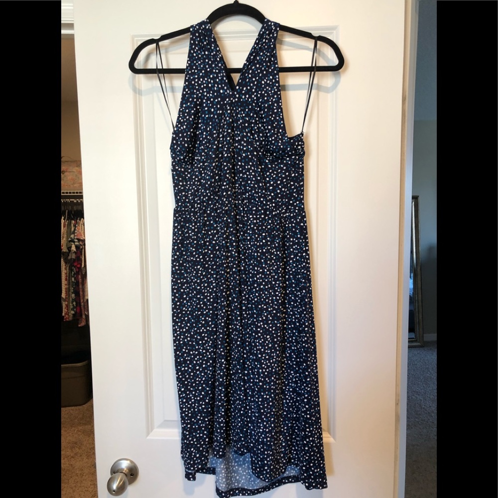 Jersey crossback maternity dress